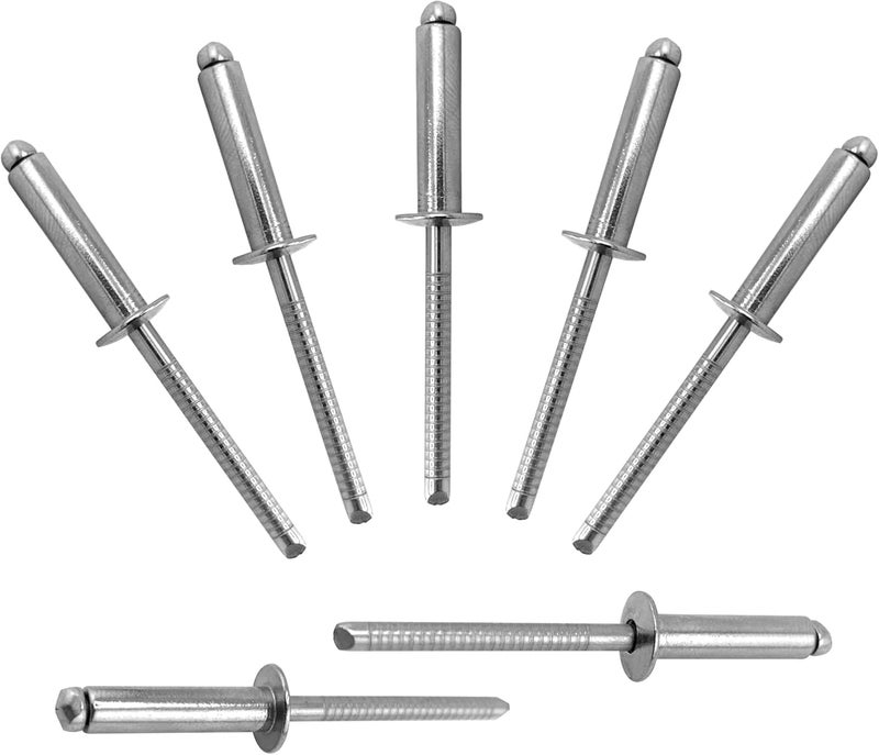 ALLCLEAN 75 Pcs 3/16"x3/4" Stainless Steel Blind Pro Rivets,4.8 x 20mm Pop Rivets,Stainless Steel Grip and Stainless Steel Mandrel - Image 1